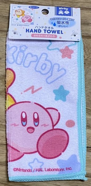 Photo1: Hoshi no Kirby Hand Towel (Type A) [Brand New] (1)