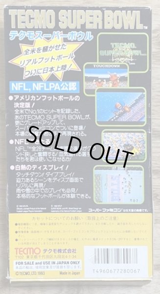 Photo2: Tecmo Super Bowl (テクモスーパーボウル) [Boxed] (2)