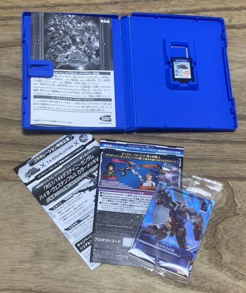 Photo3: Mobile Suit Gundam Extreme VS-Force (機動戦士ガンダム　ＥＸＴＲＥＭＥ　ＶＳ－ＦＯＲＣＥ) w/ unopened collector card (3)