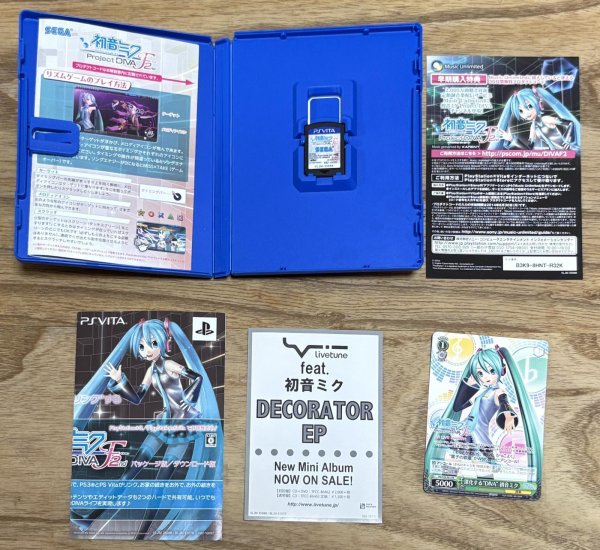 Photo3: Hatsune Miku: Project Diva F 2nd (初音ミク -Project DIVA- F 2nd) w/ collector card (3)