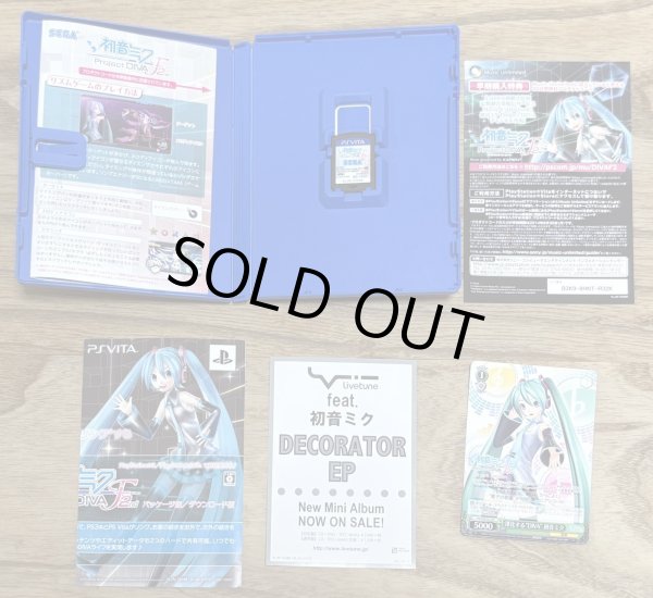 Photo3: Hatsune Miku: Project Diva F 2nd (初音ミク -Project DIVA- F 2nd) w/ collector card (3)