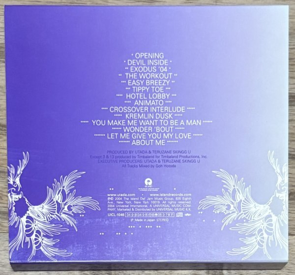 Photo2: Utada Hikaru / Utada -  Exodus [English Language Album] (First Print Edition with Slipcase) (2)