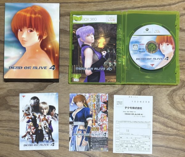 Photo6: Dead or Alive 4 (デッド オア アライブ 4) w/ slipcase and postcard  (6)