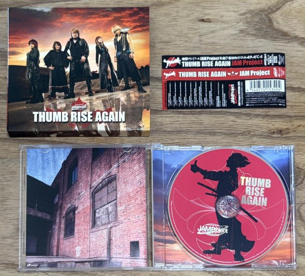 Photo4:  JAM Project - THUMB RISE AGAIN w/ slipcase (4)
