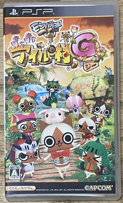 Monster Hunter Diary Poka Poka Airou Village G (繝｢繝ｳ繝上Φ譌･險� 縺ｽ縺九⊃縺九い繧､繝ｫ繝ｼ譚賎) Japan  Retro Direct