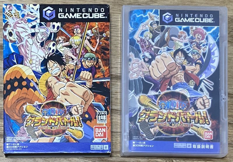 Game Cube GC Nintendo Gamecube　ONE PIECE GRAND BATTLE!3 & RUSH SET